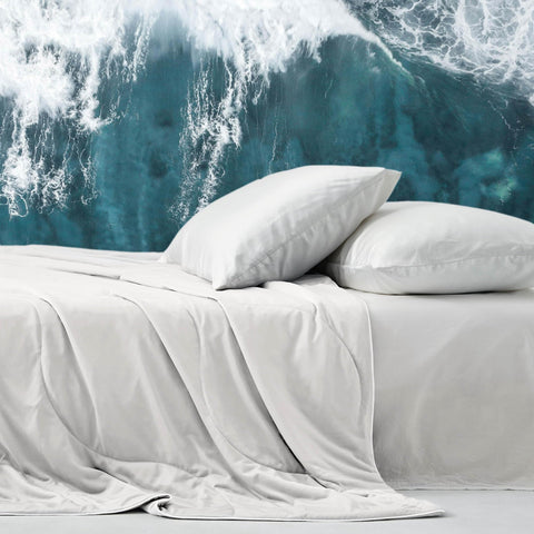 DOWNCOOL paired with pillows to show styling and breathable layering advantage
