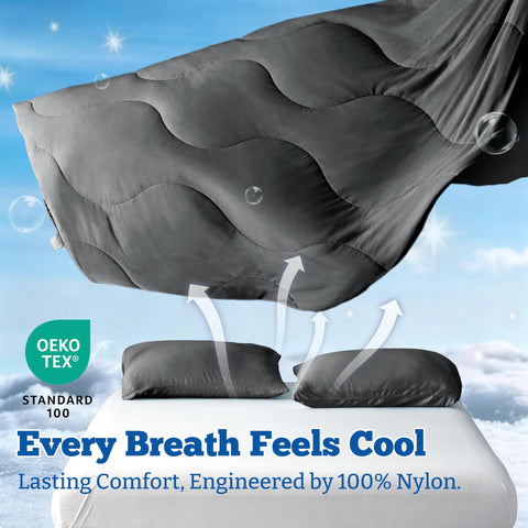 DOWNCOOL pillow sham envelope closure detail for secure pillow fit