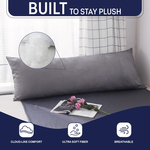 DOWNCOOL profile shot with ruler showing 20 x 54 inch length for full-body support