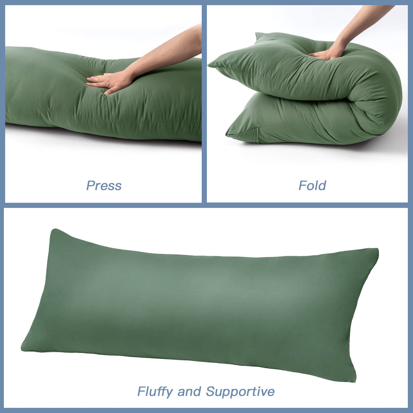 DOWNCOOL body pillow used on sofa for back support showing improved seated comfort