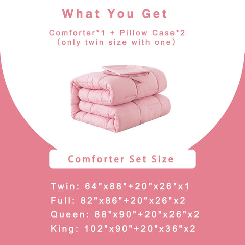 DOWNCOOL comforter scale on full bed showing coverage and proper fit