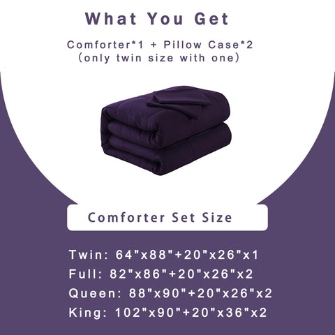 DOWNCOOL comparison showing king dimensions for scale and proper fit