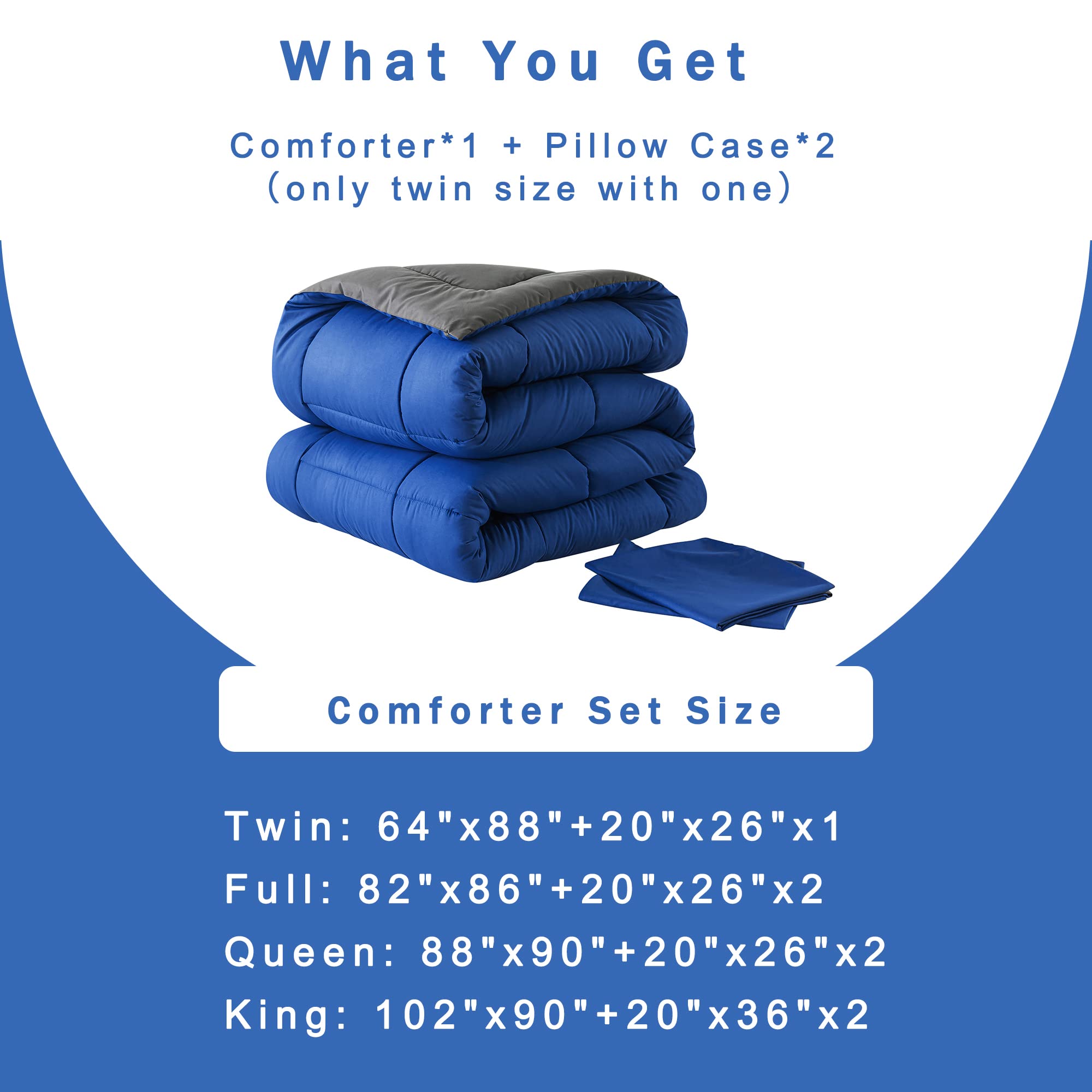 DOWNCOOL comforter on full bed for scale and proper fit visualization