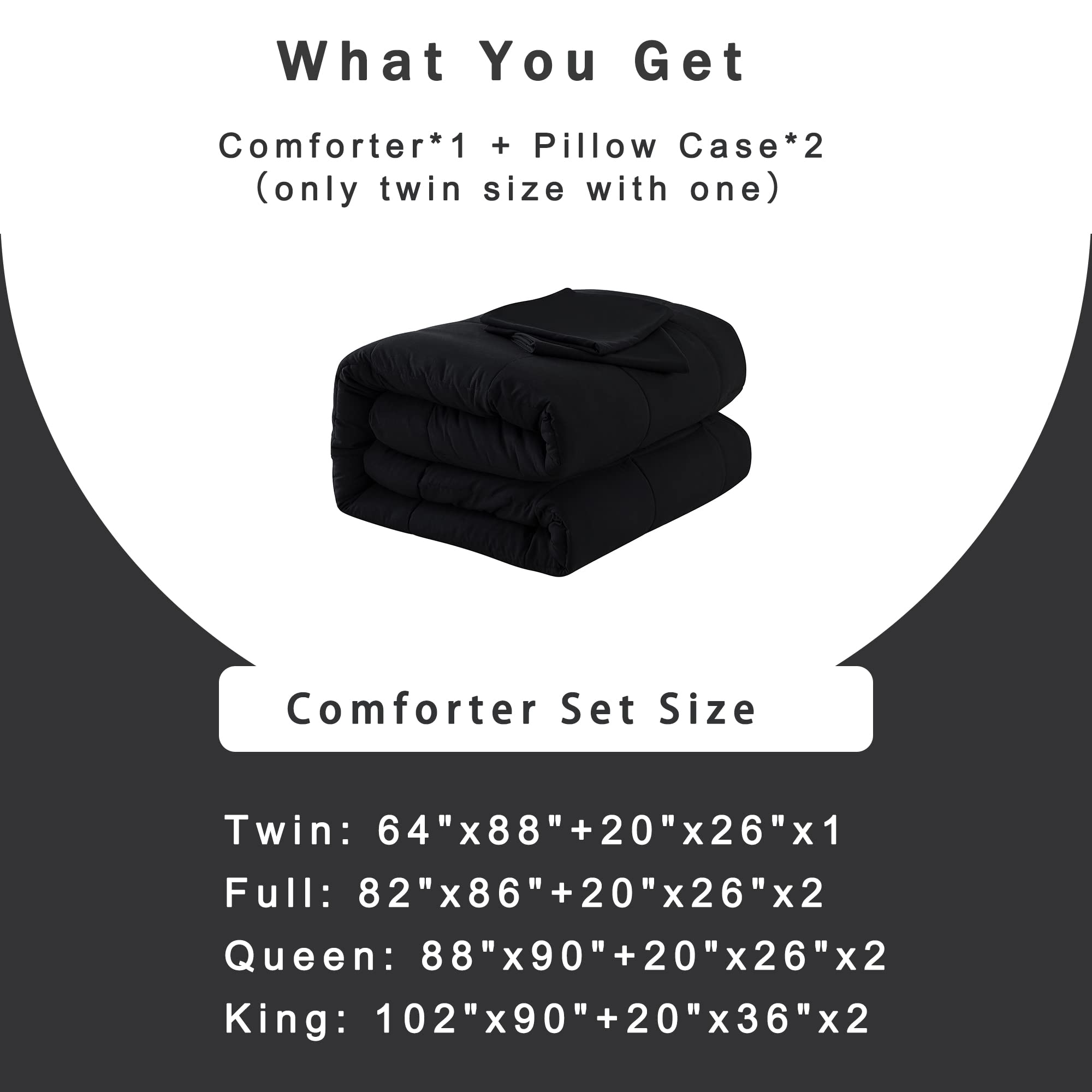DOWNCOOL comforter on queen mattress showing generous 88x92 coverage
