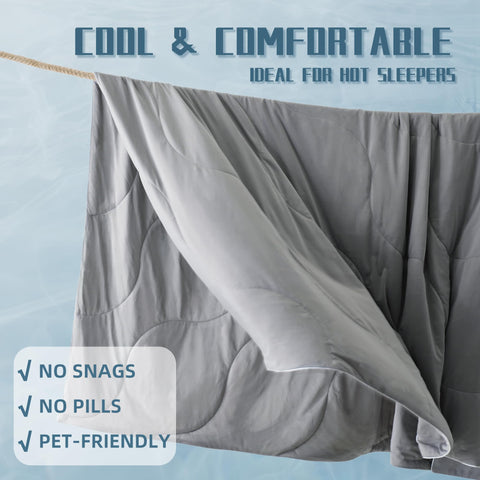 DOWNCOOL care tag and OEKO-TEX label proving skin-friendly certification
