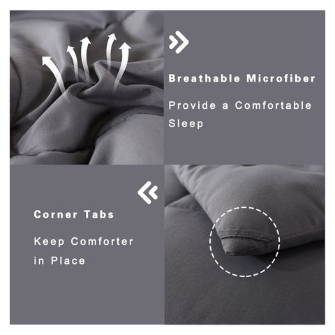 DOWNCOOL comforter vacuum-packed in box for compact shipping and easy unboxing