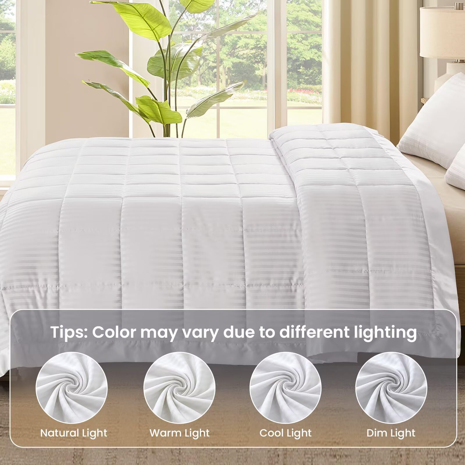 downluxe folded blanket beside ruler to show compactness and storage ease