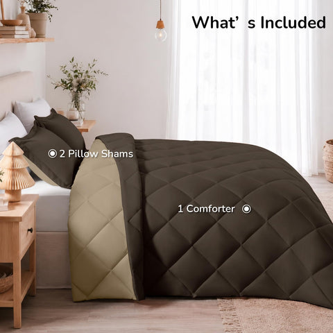 downluxe neutral decor pairing comforter with varied sheet colors