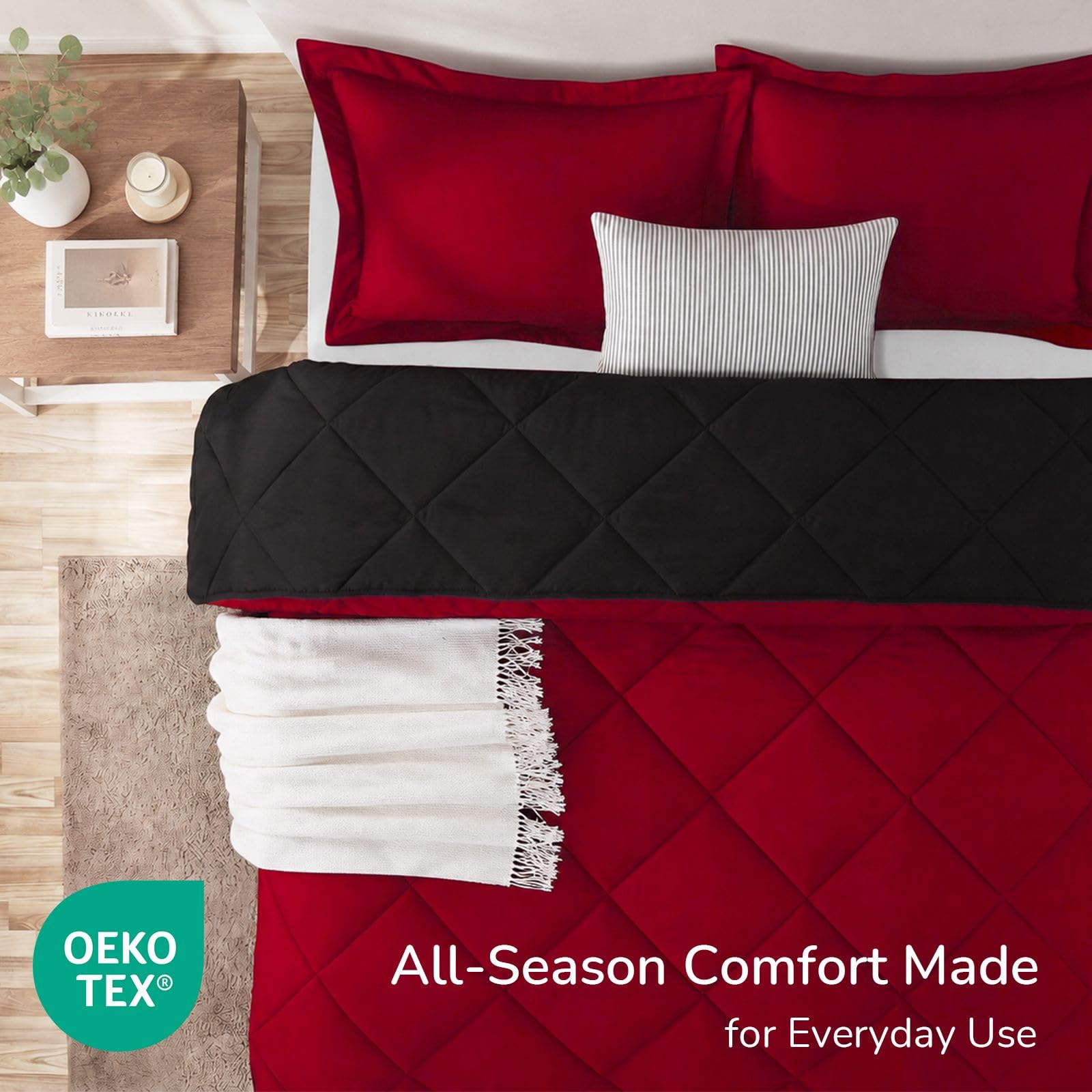 downluxe reversible black side displayed for bold modern styling