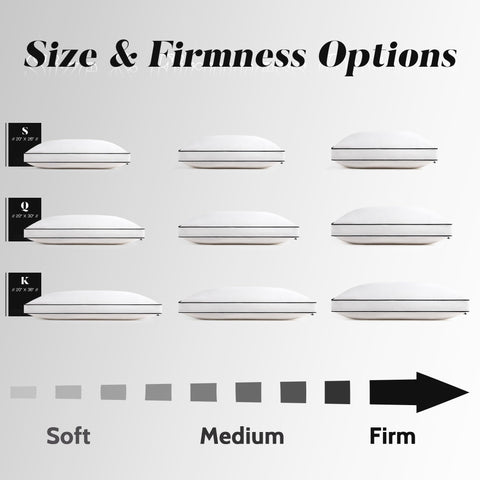 DOWNSTORIA cross-section of down and Airyfil layers illustrating balanced comfort