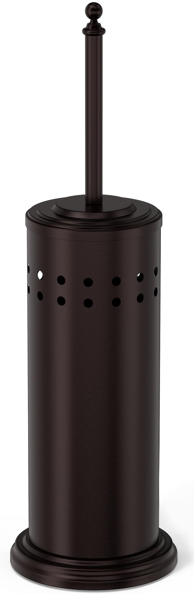 DOWRY bronze plunger front view showing discreet storage and elegant look
