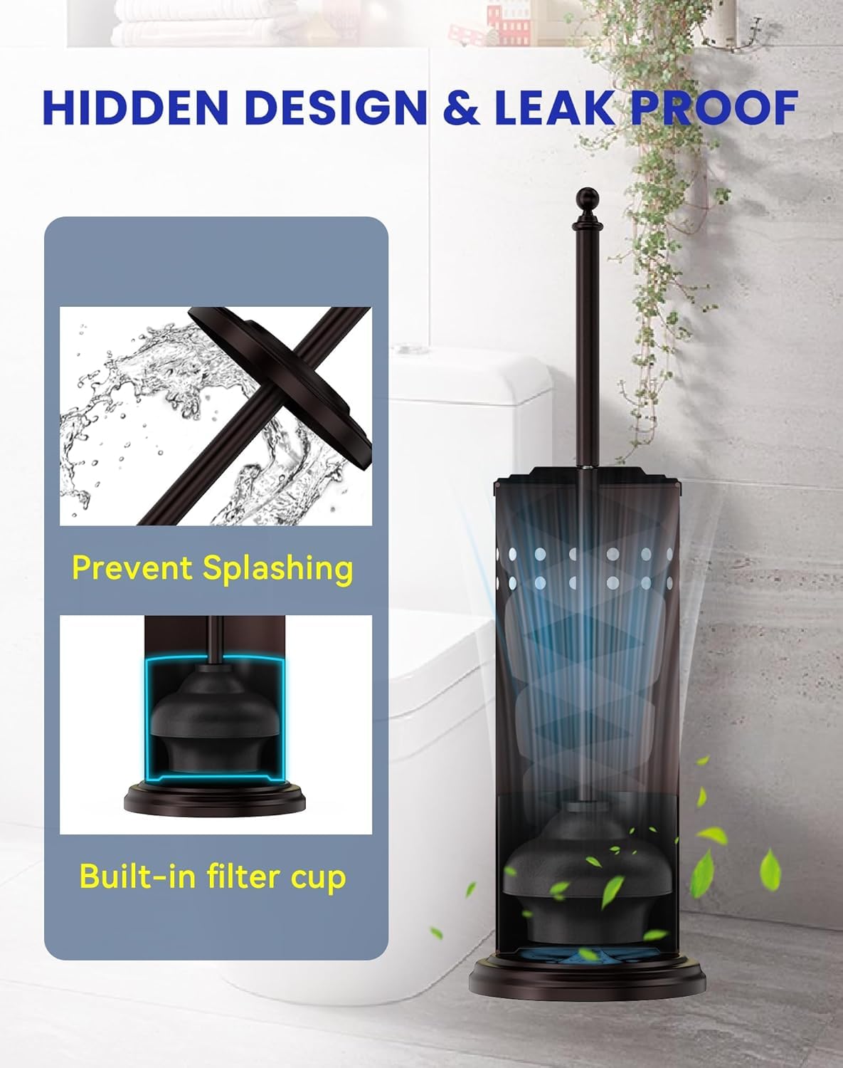 DOWRY plunger in use demonstrating effective clog clearing