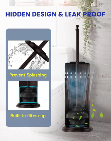 DOWRY plunger in use demonstrating effective clog clearing