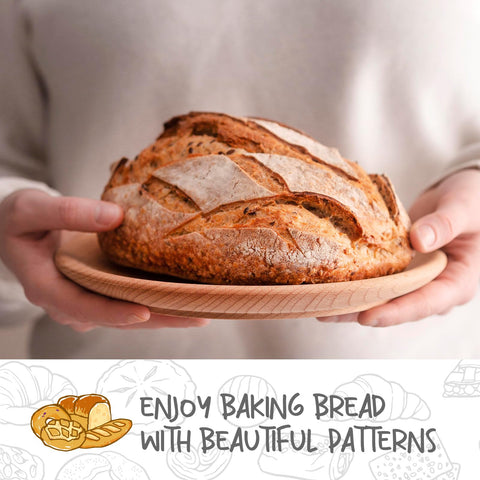 DOYOLLA underside of basket showing weave pattern that promotes gentle dough release
