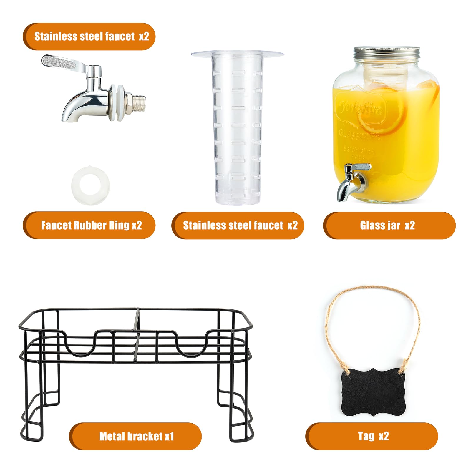 DQAXP party scene with dispenser offering easy guest self-serve