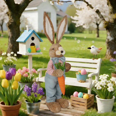 DR.DUDU in family photo setup offering photo-ready spring prop