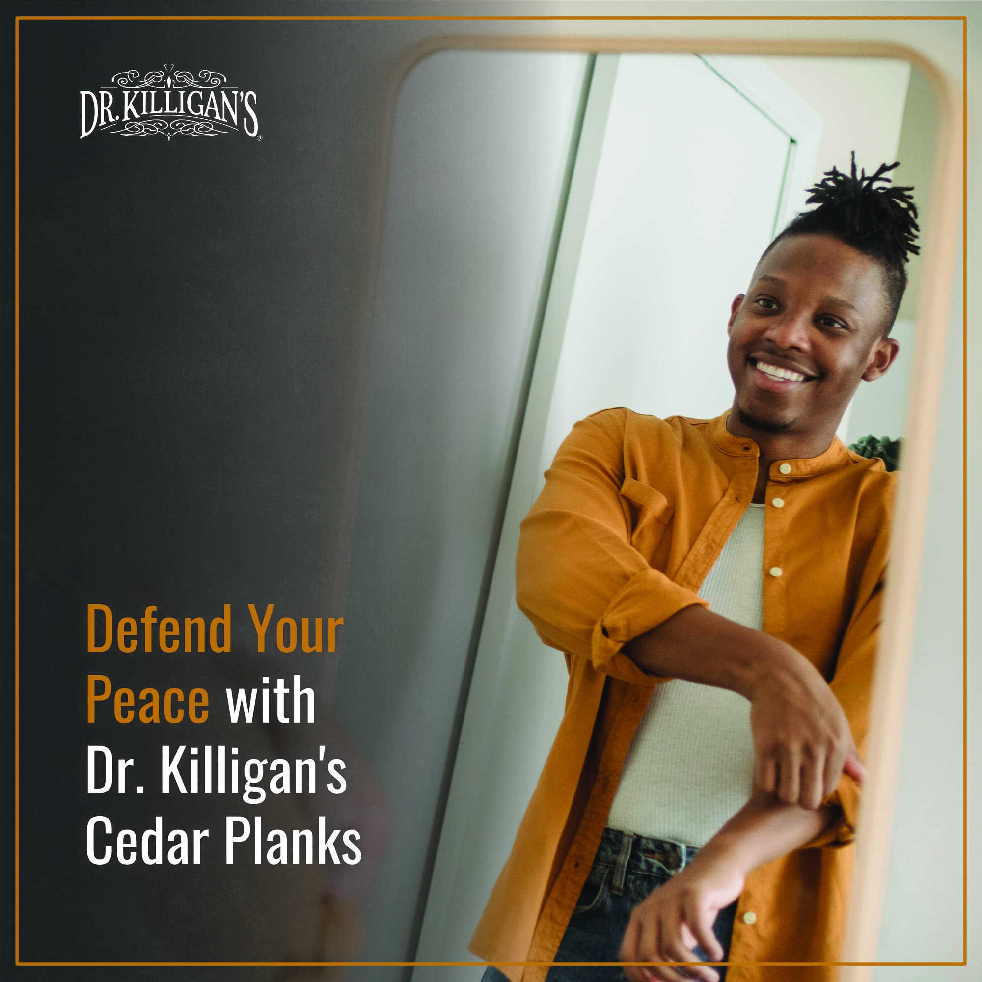 Dr. Killigan's open pack showing ten planks and hooks, ready for closet installation