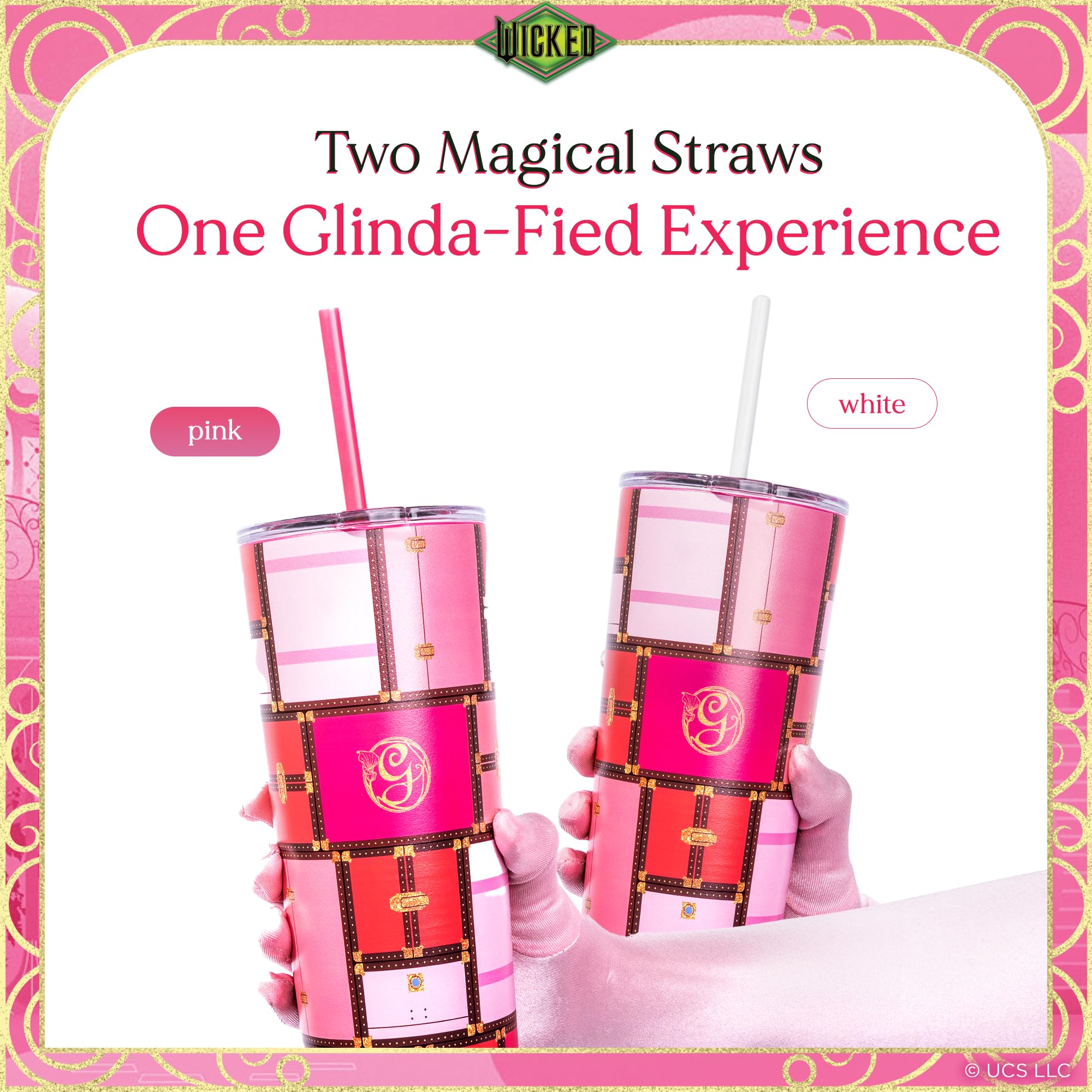 Dragon Glassware Glinda size comparison displaying 24oz volume at a glance