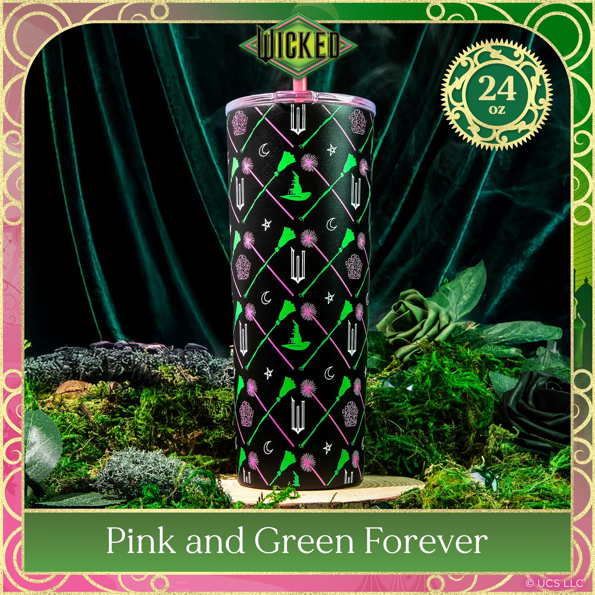 Dragon Glassware Wicked tumbler side detail showing artwork and durable finish benefit