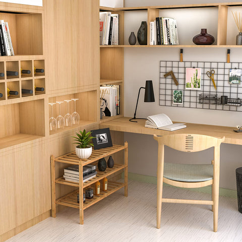 Dranixly two units stacked into a six-tier tower displaying modular, tool-free assembly