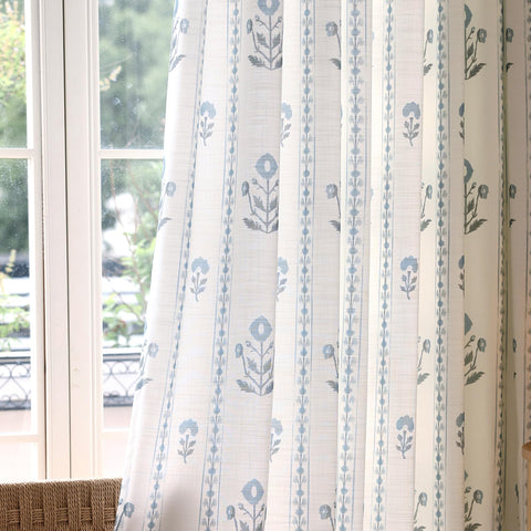 DrapePalette front view of two panels showing elegant pinch pleats and warmth