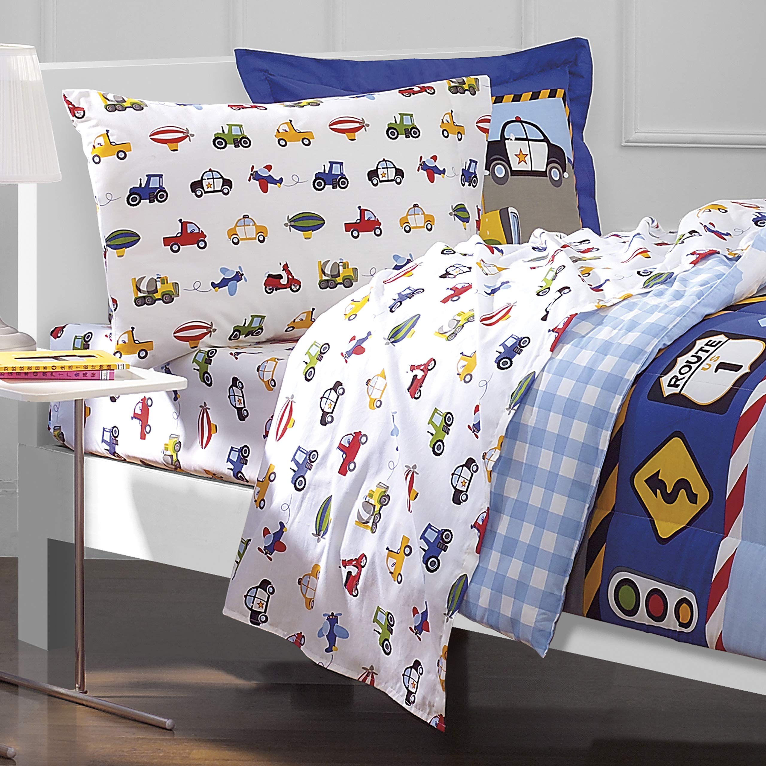 dream FACTORY comforter fabric close-up showing print clarity and soft texture
