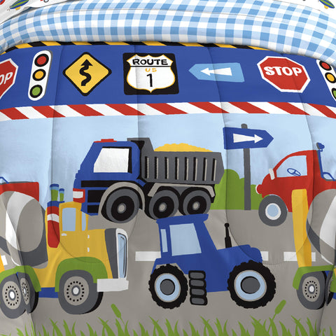 dream FACTORY bedding on twin mattress showing true size and fit for quick reference