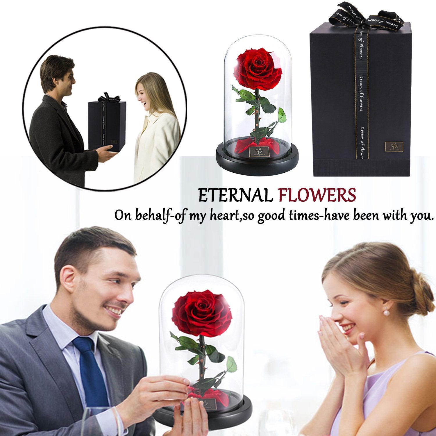 Dream of Flowers centerpiece on dining table for romantic decor