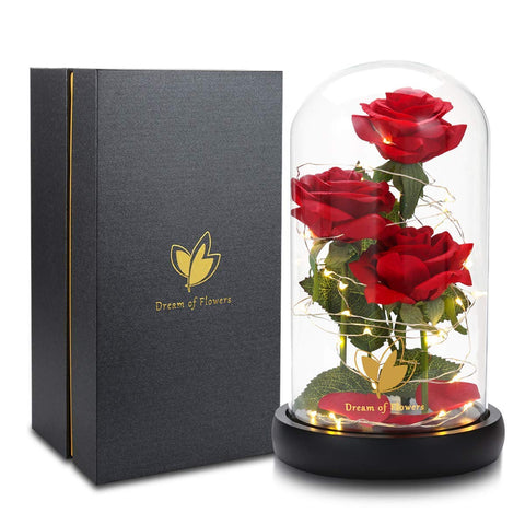 Dream of Flowers side profile silhouette under glass dome highlighting elegant shape