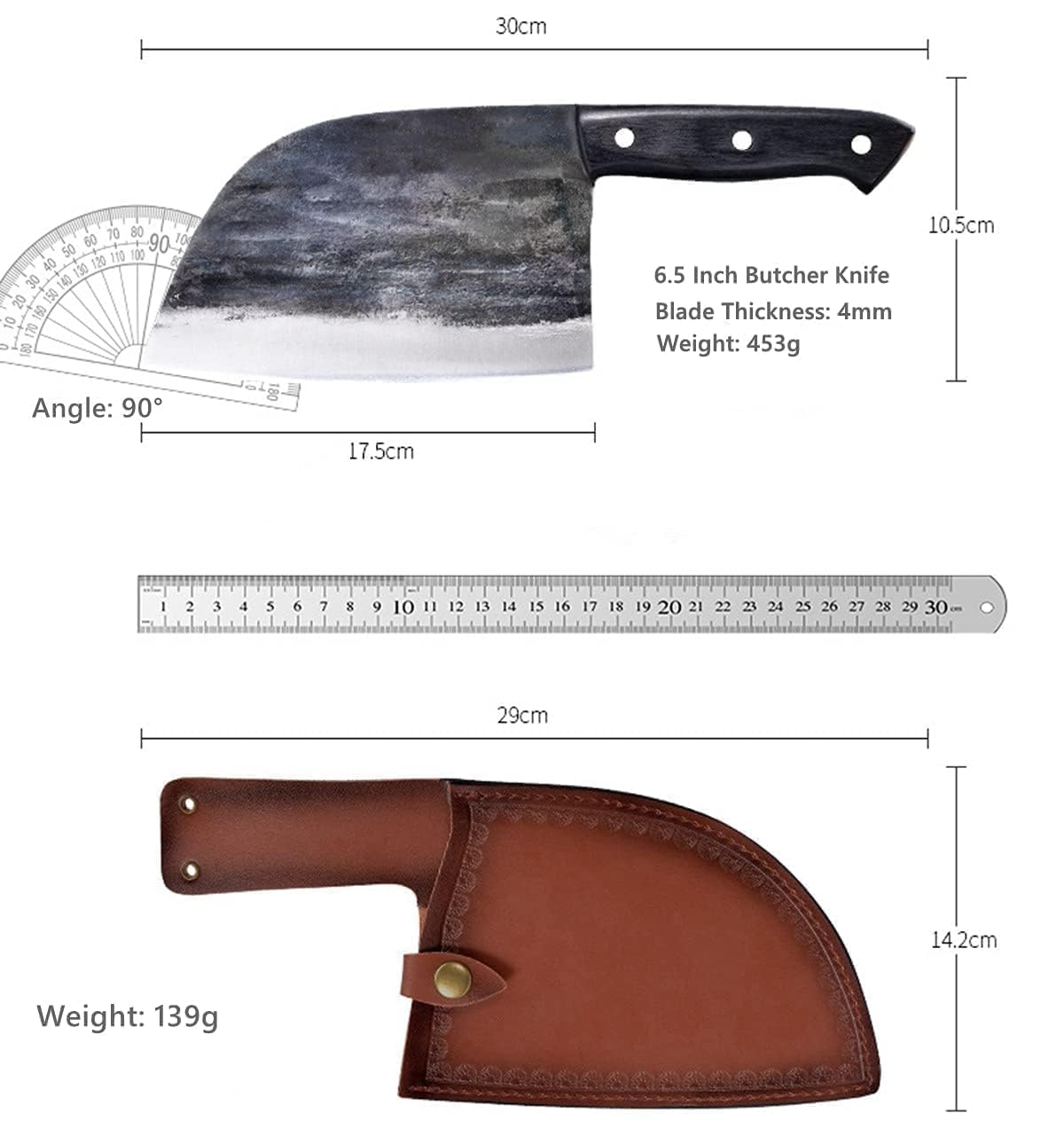 Dream Reach Almasi blade close-up highlighting sharp edge and high-carbon steel durability benefit