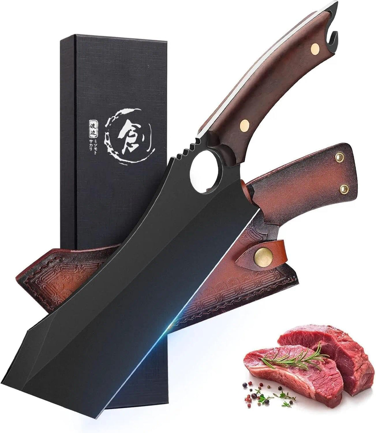 Dream Reach front view of cleaver showing balanced design and sturdiness