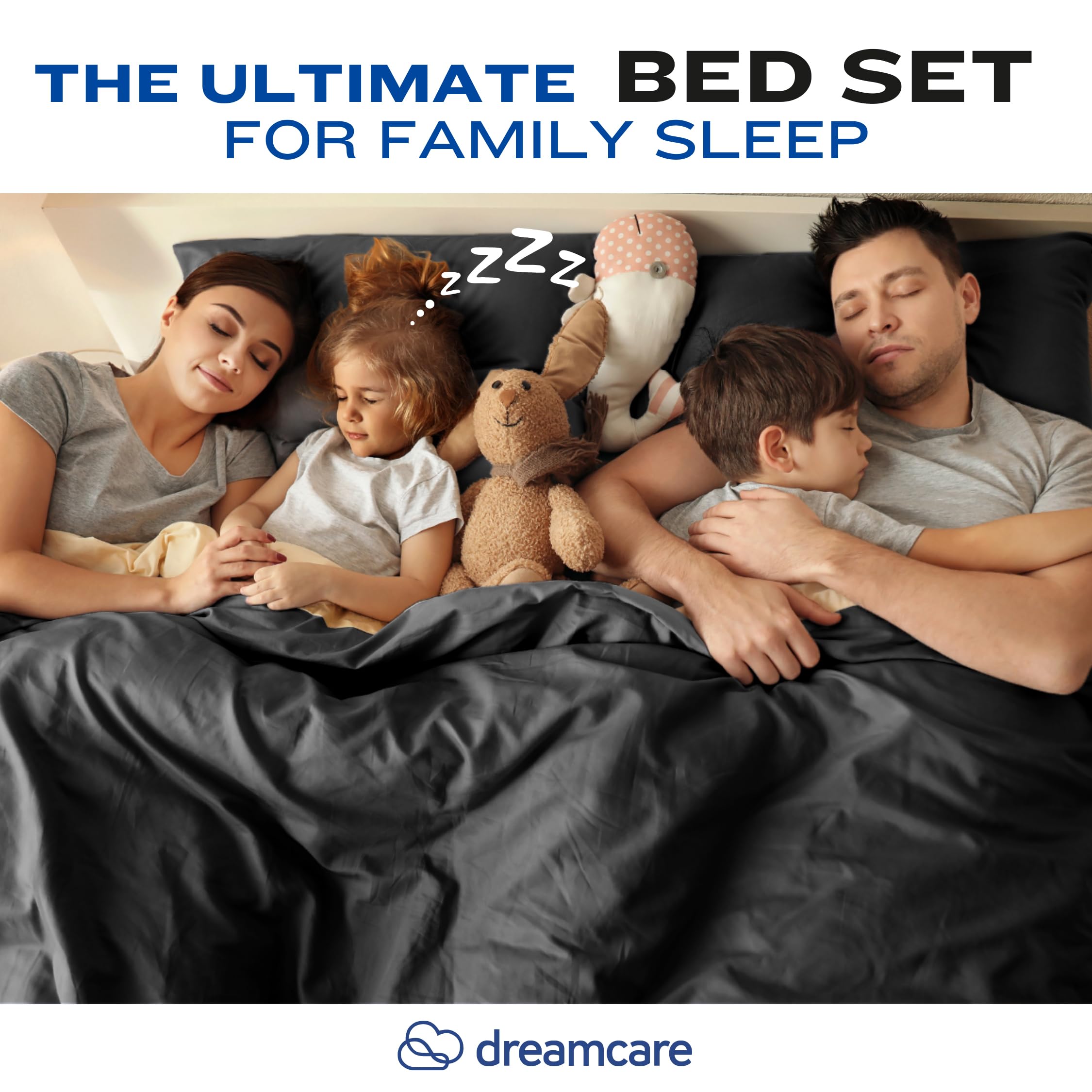 DREAMCARE label and care tag showing washing guidance benefit