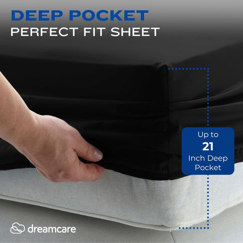 DREAMCARE close-up brushed microfiber texture for plush comfort