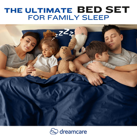 DREAMCARE folded sheet set compact for neat storage convenience