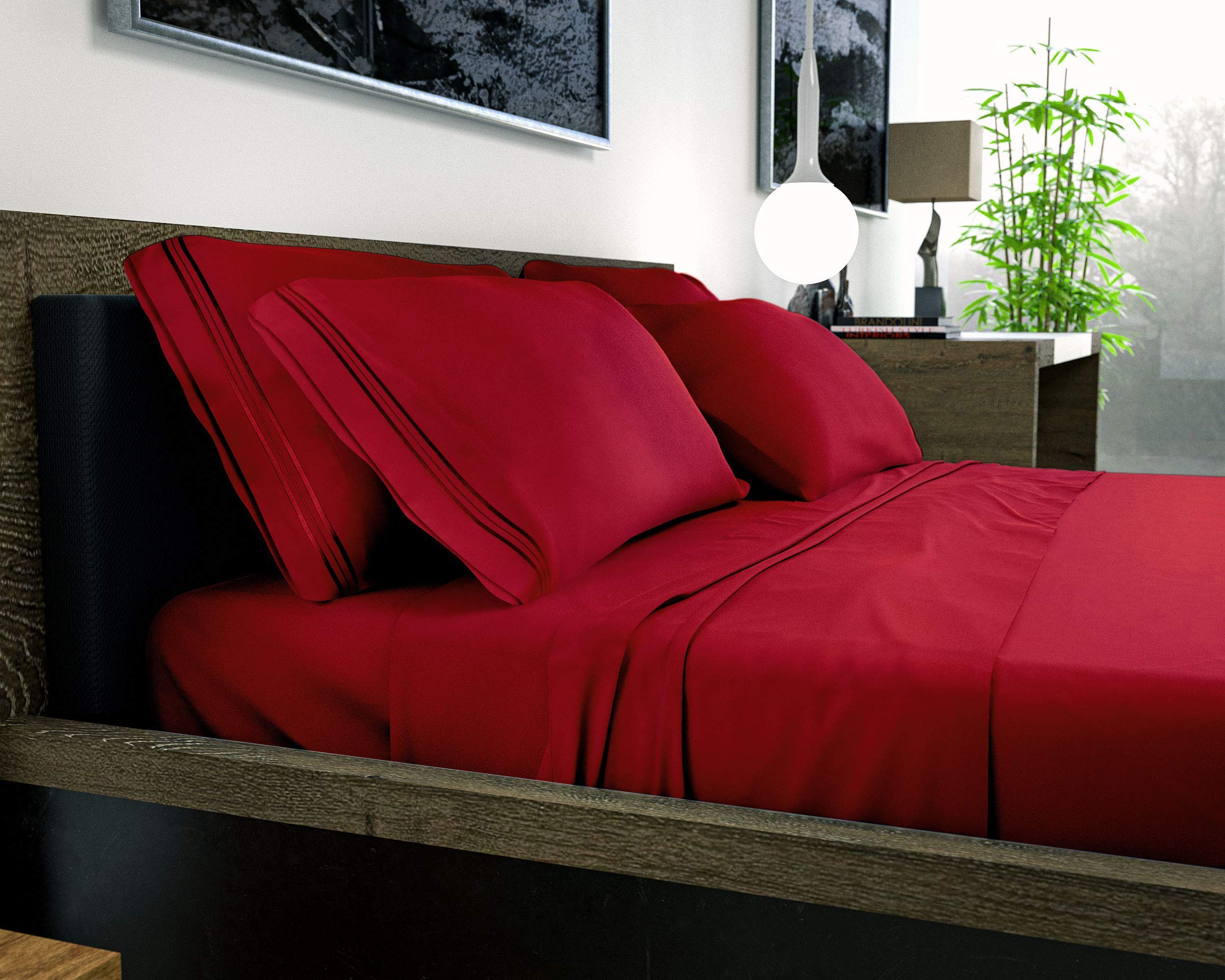 DREAMCARE lifestyle bedroom photo illustrating neat, comfortable king bed