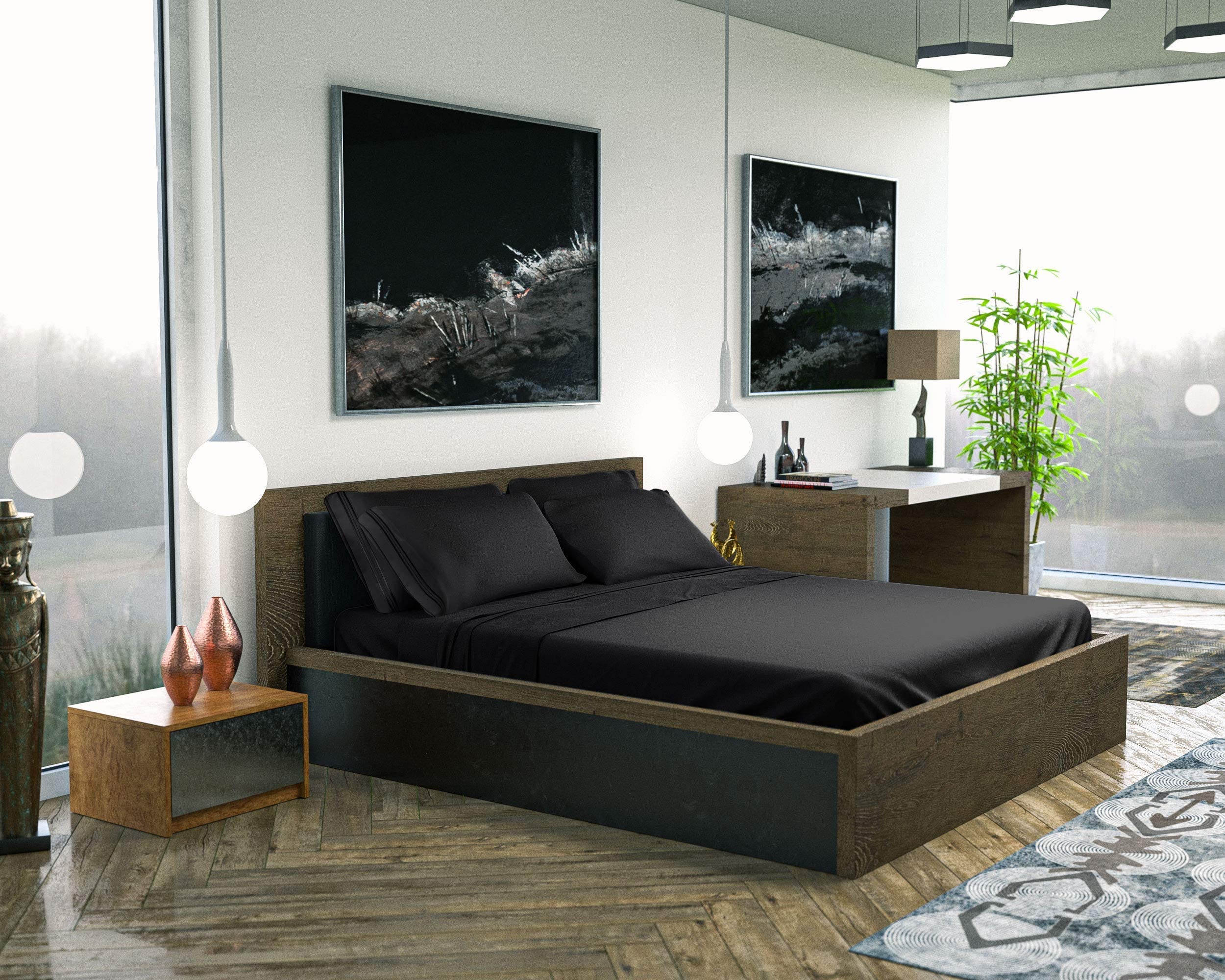 DREAMCARE sheet on mattress showing fit on 21-inch mattress for stability