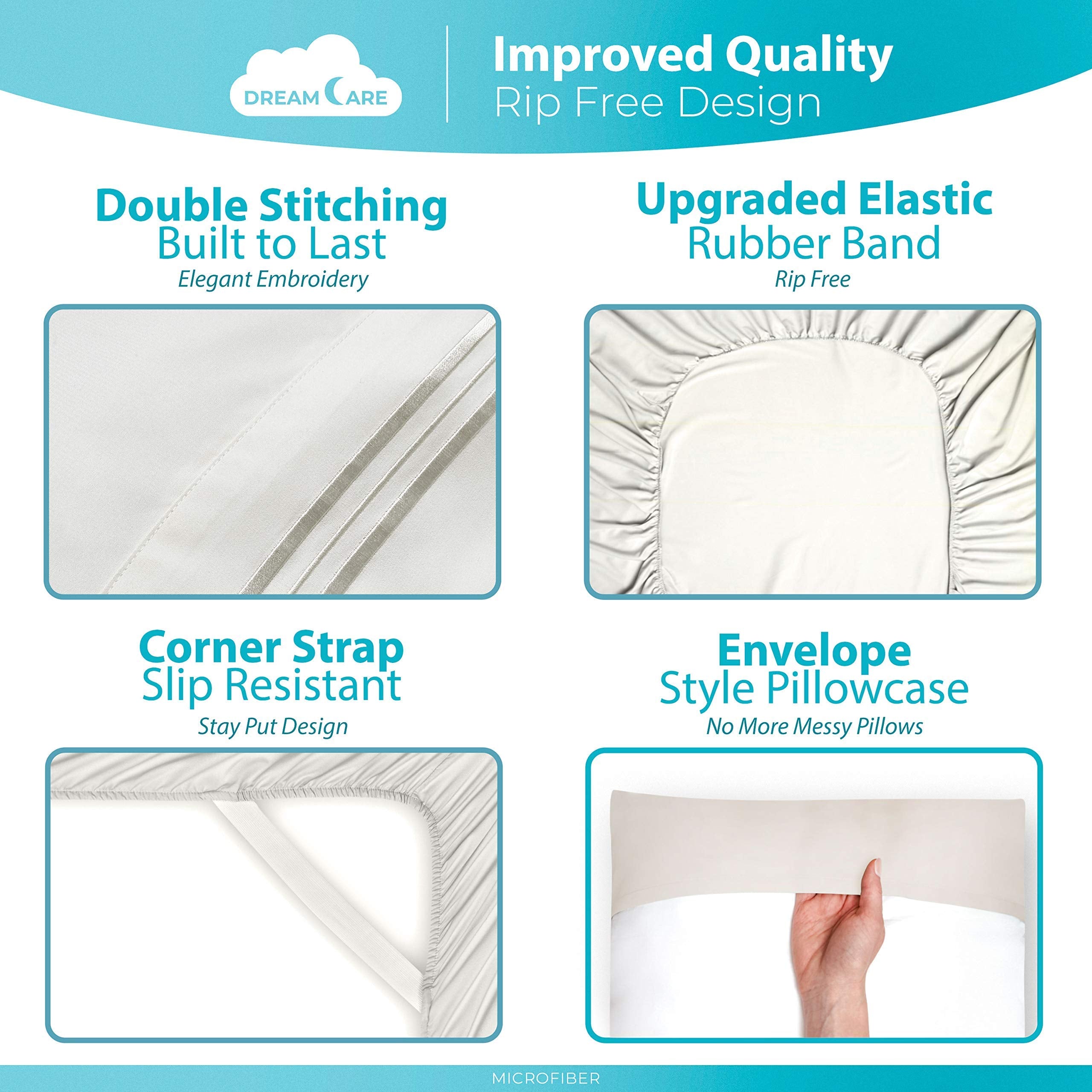 DREAMCARE side pocket with phone and glasses displayed showing handy storage benefit