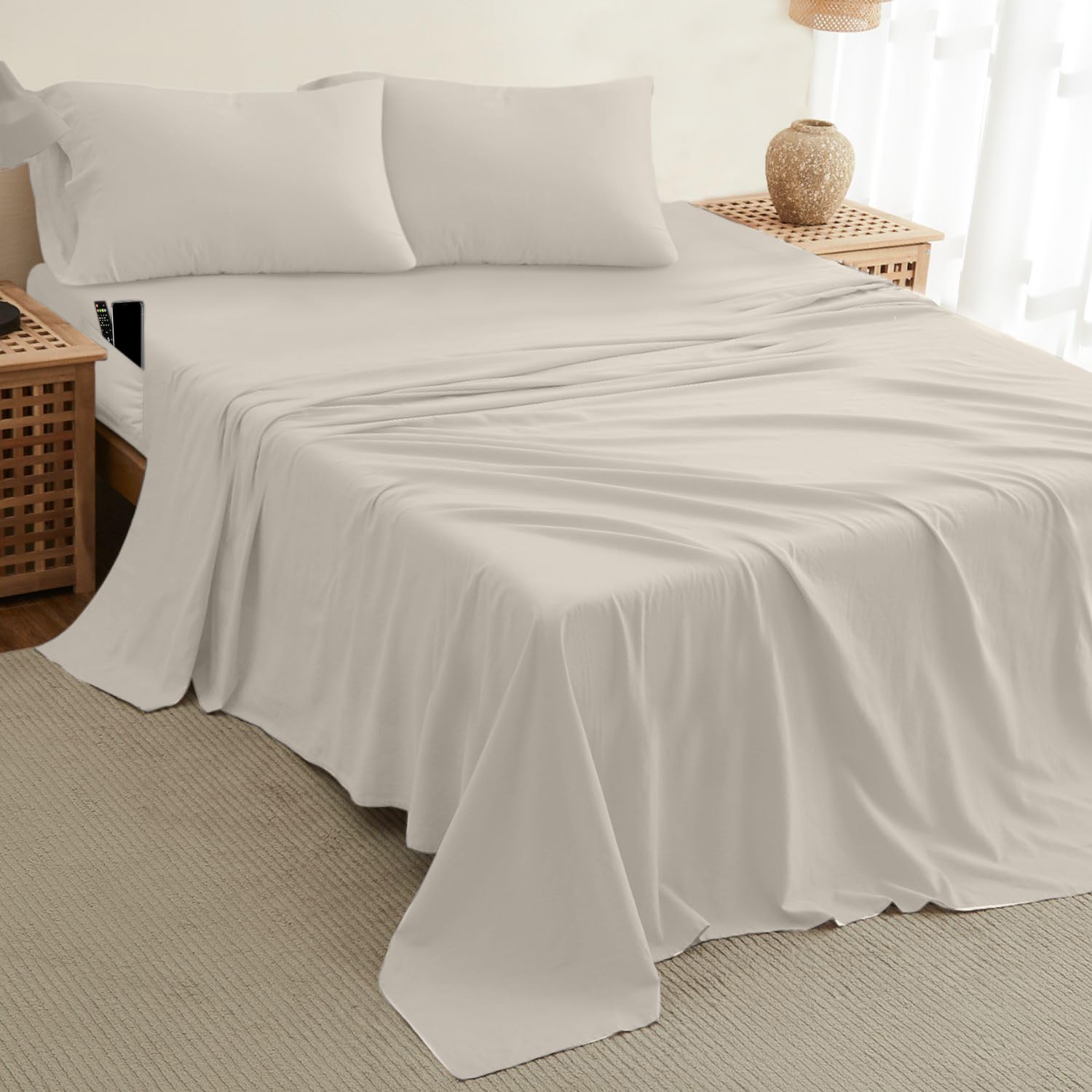 DREAMCARE laundered sheet folded to show lasting softness benefit