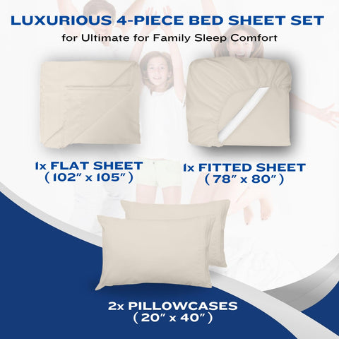 DREAMCARE sheet with smooth surface showing wrinkle-resistant finish benefit