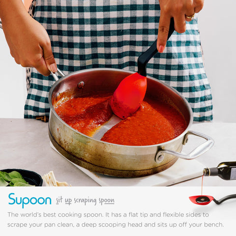 Dreamfarm silicone texture and edge protecting nonstick pans benefit