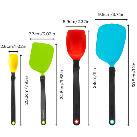 Dreamfarm Supoon close-up showing scooping edge and precise measuring benefit