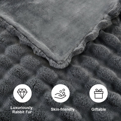 DREAMNINE folded on sofa lifestyle view showing stylish accent and warmth benefit