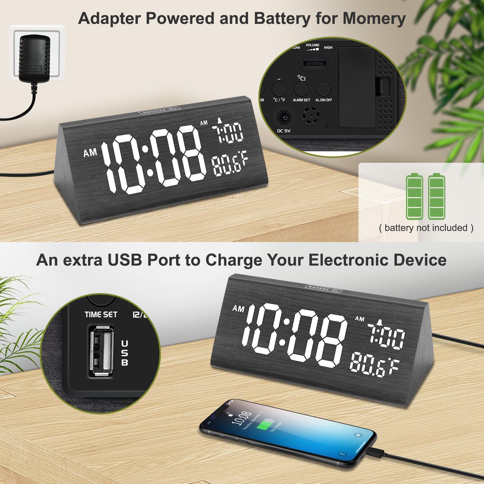 DreamSky in bedroom lifestyle setup neat bedside charging convenience