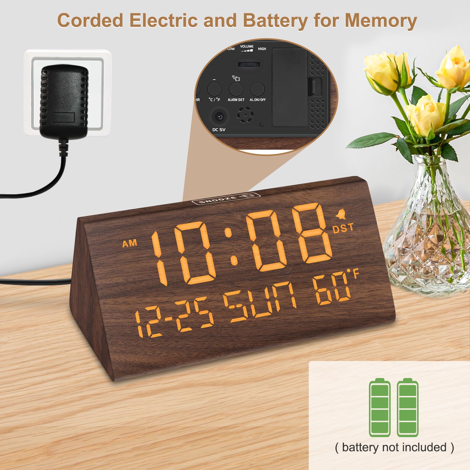 DreamSky close-up wood grain finish highlighting material texture and stylish look