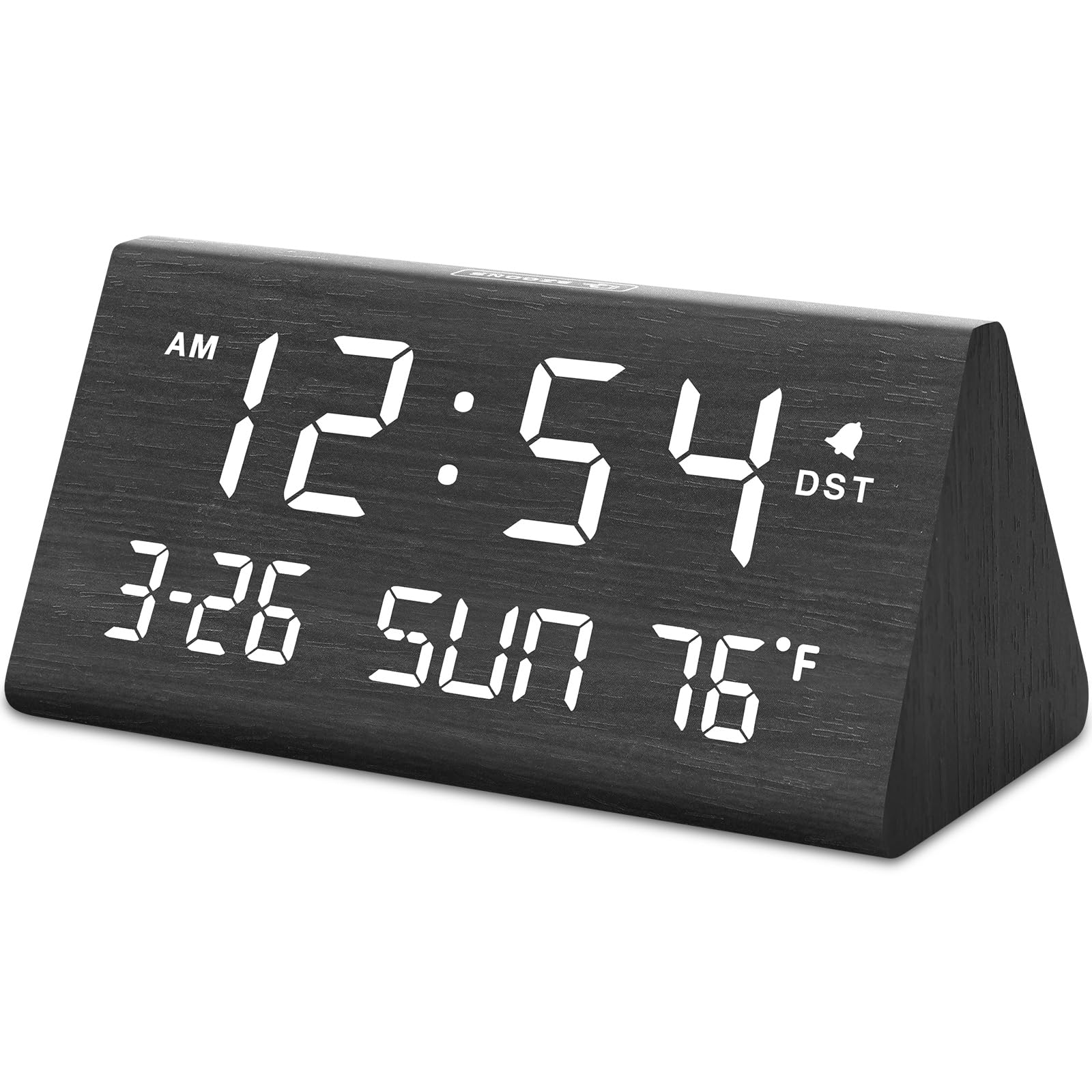 DreamSky front display showing time date and temperature for quick reading