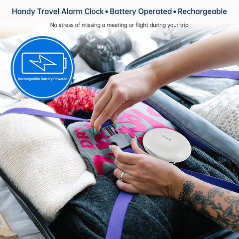 DreamSky on nightstand illustrating compact design and bedside convenience
