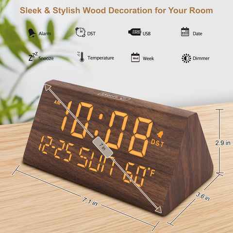 DreamSky held in hand for size comparison showing compact scale and bedside fit