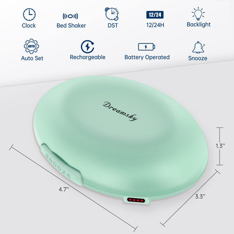 DreamSky next to smartphone for size comparison and travel-friendly portability