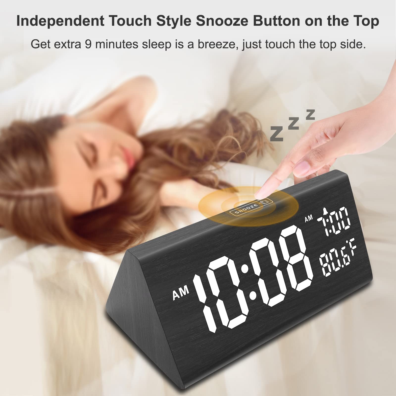 DreamSky USB port detail for charging phones from your nightstand