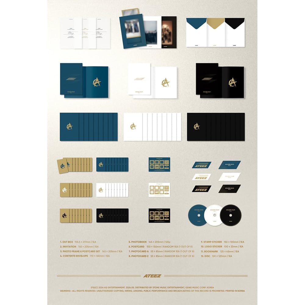 DREAMUS ATEEZ album staged on shelf with decor, easy display and gift presentation